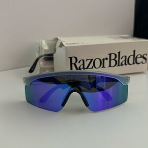 Oakley razor Oakley, razor blades mat clear, violet iridium